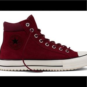 CONVERSE-153677C-Sneakers-High-Maroon Size